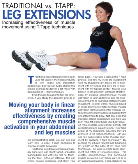 t tapp exercise program.